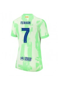 Barcelona Ferran Torres #7 Voetbaltruitje 3e tenue Dames 2024-25 Korte Mouw